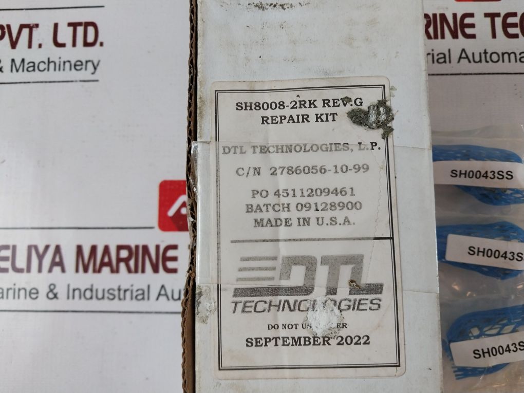 Dtl Technologies Sh8008-2Rk Repair Kit Rev.G