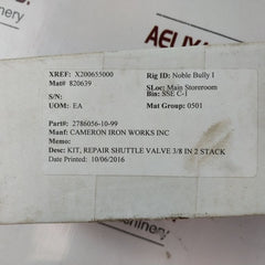 Dtl Technologies Sh8008-2Rk Repair Kit Rev.G