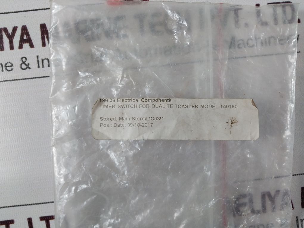 Timer Switch For Dualite Toaster Mi2 196.06 Electric Components