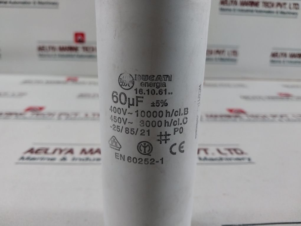 Ducati Energia 16.10.61.. Capacitor 60µF ±5%