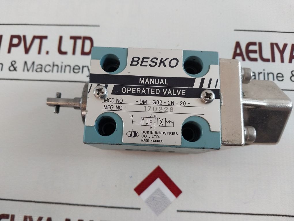 Dukin Dm-g02-2N-20 Manual Operated Valve
