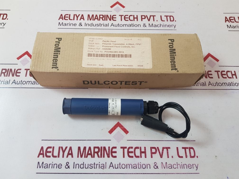 Dulcotest Prominent Fpv1 Sensor 4-20 Ma
