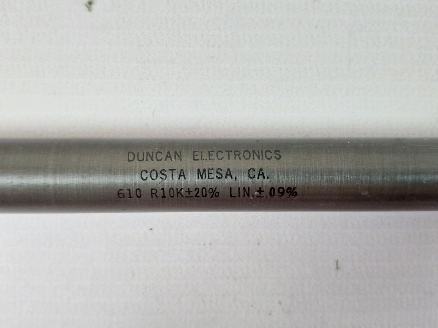 Duncan 610 R10K±20% Linear Position Sensor