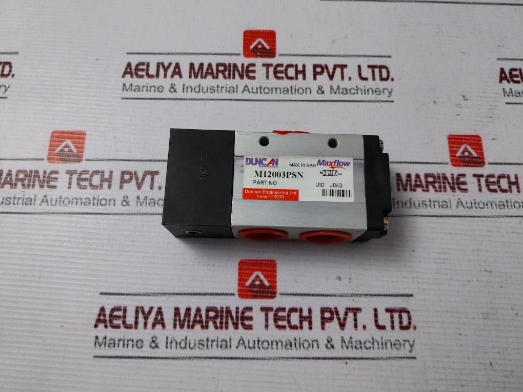 Duncan M12003Psn Push Pull Valve 10 Bar