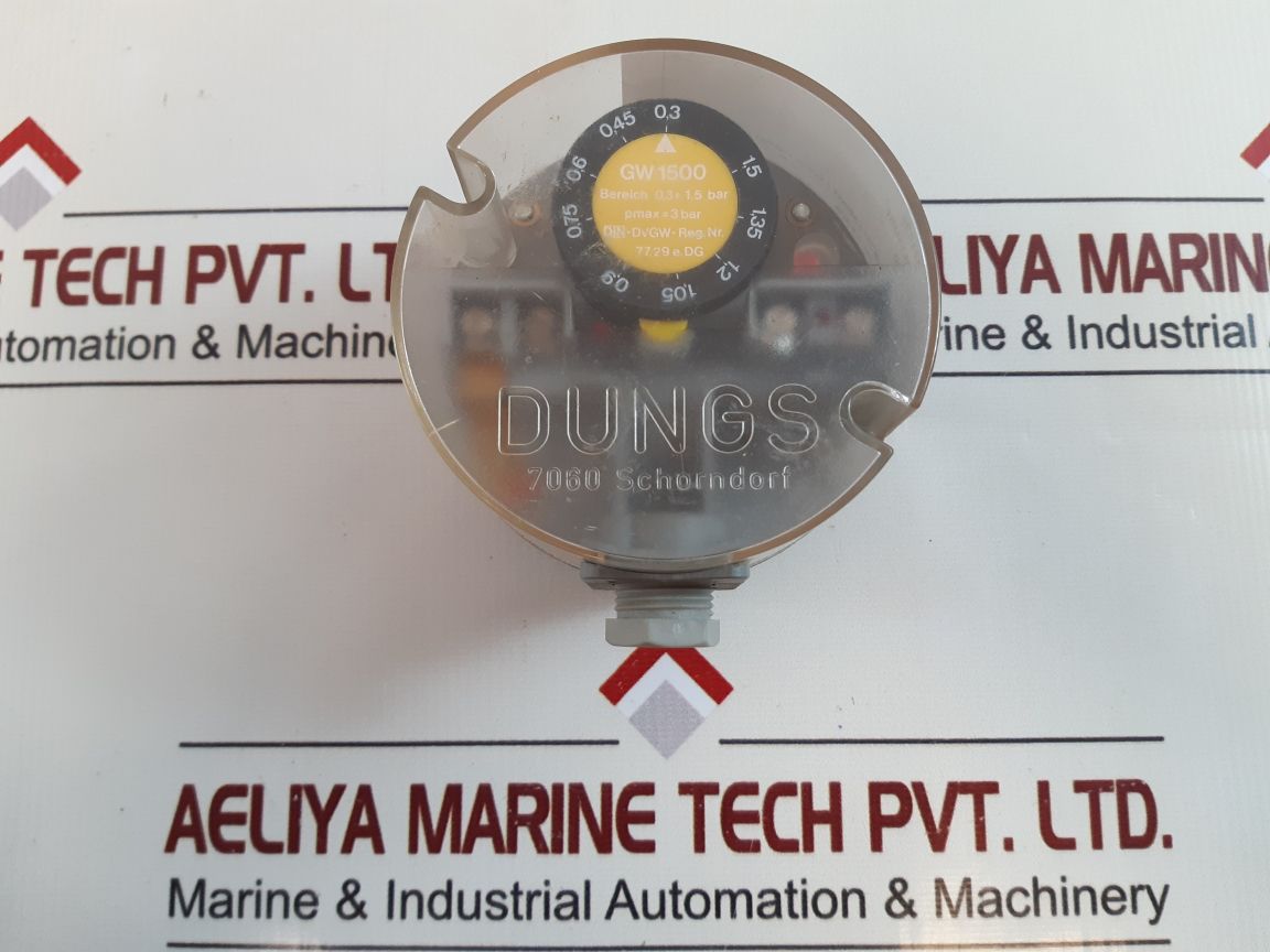 Dungs gw 1500 pressure switch