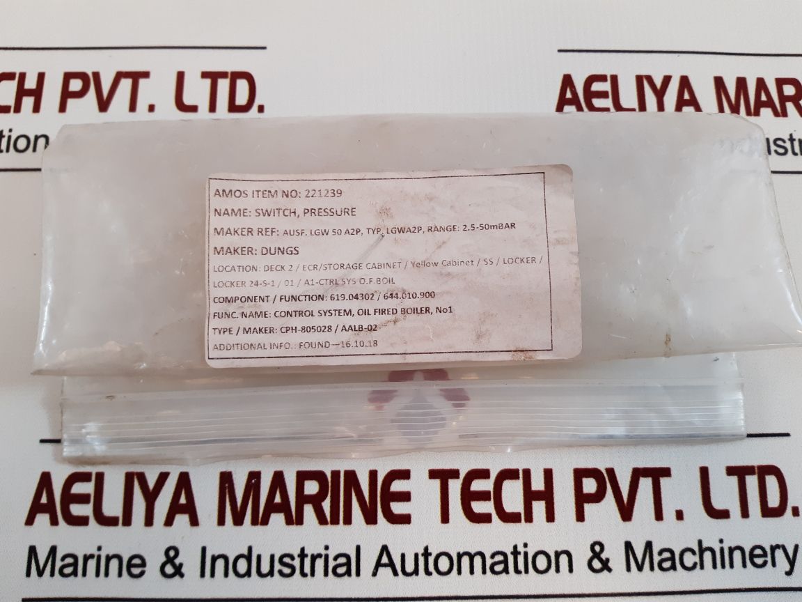 Dungs Lgw 50 A2P Differential Pressure Switch