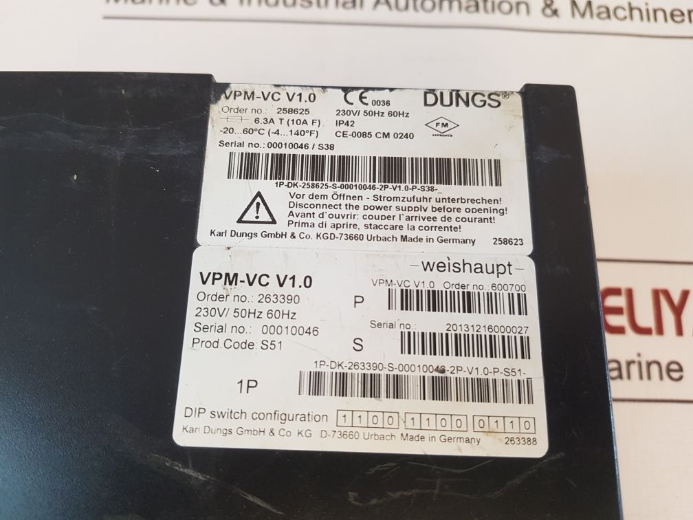 Dungs Vpm-vc V1.0 Gas Leak Detector