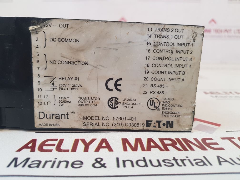 Durant 57601-401 Digital Ratemeter Counter