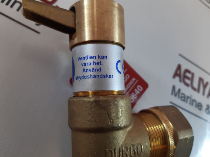 Durgo td3-100-2 safety valve