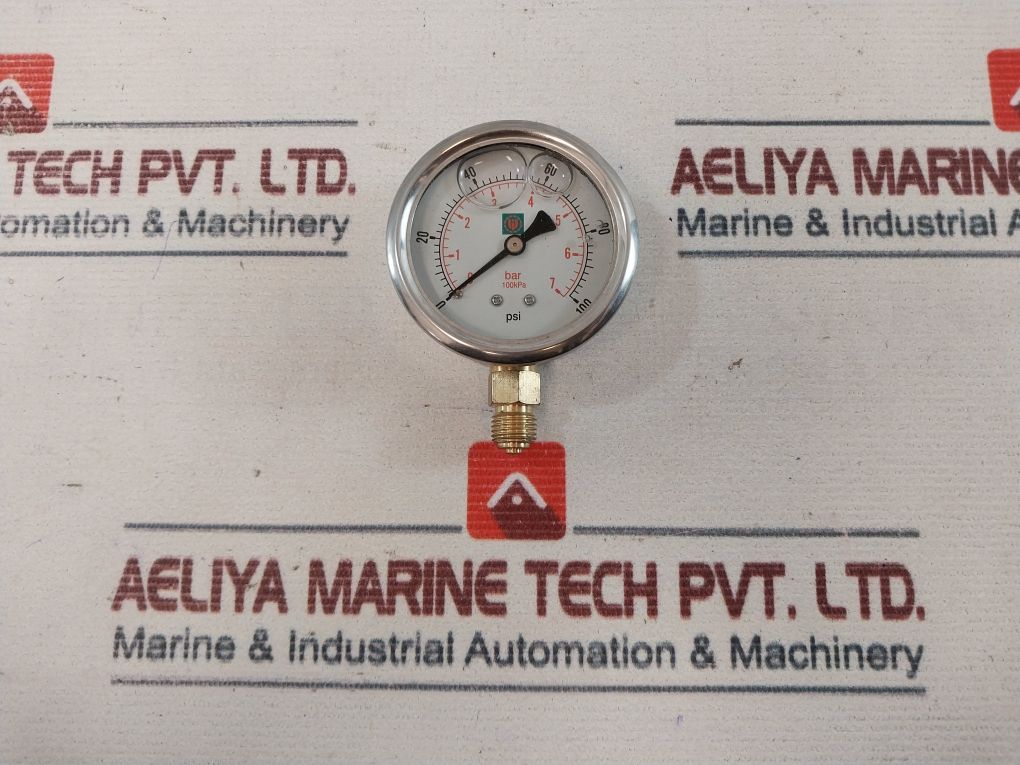 Duro United 25-400Fg02L Pressure Gauge