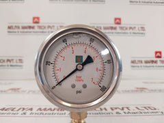 Duro United 25-400Fg02L Pressure Gauge