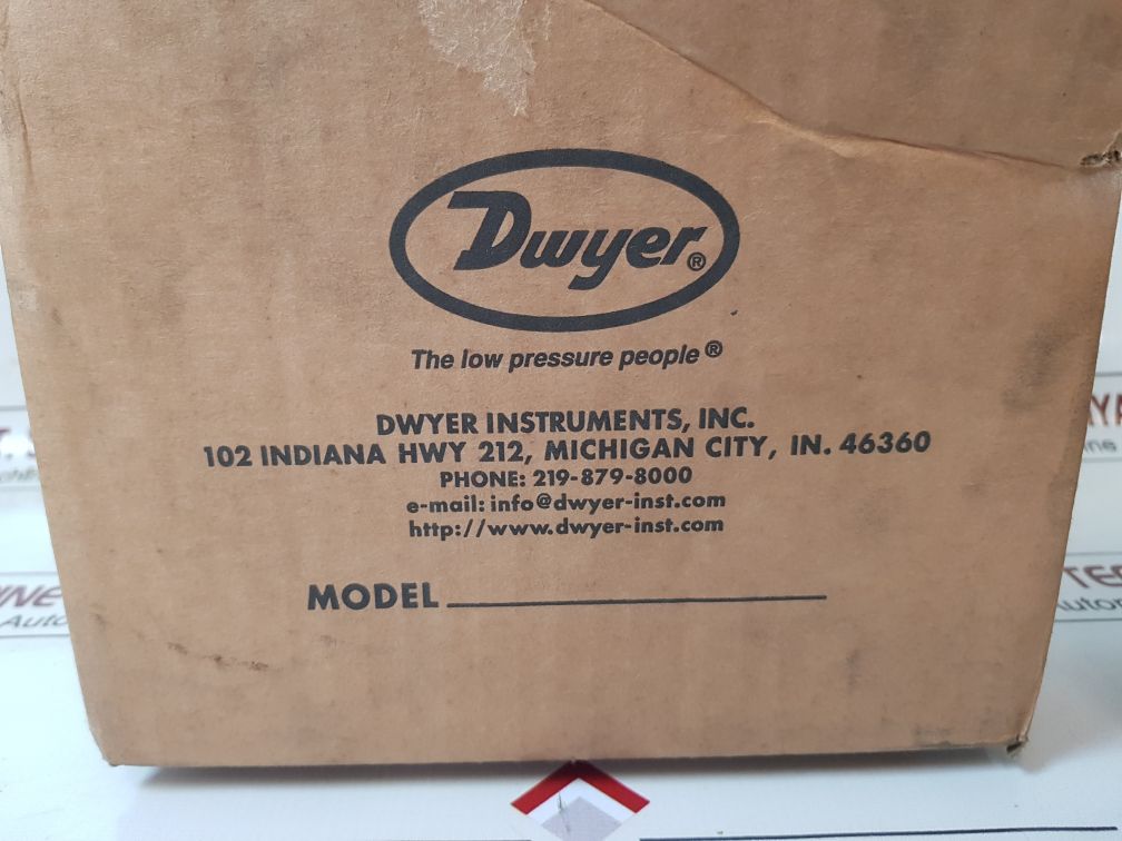 Dwyer 1638-1 Differential Pressure Switch
