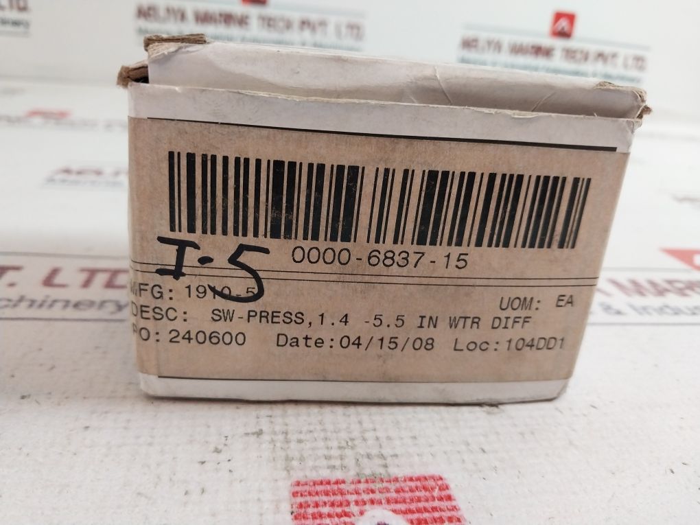 Dwyer 1910-5 Pressure Switch