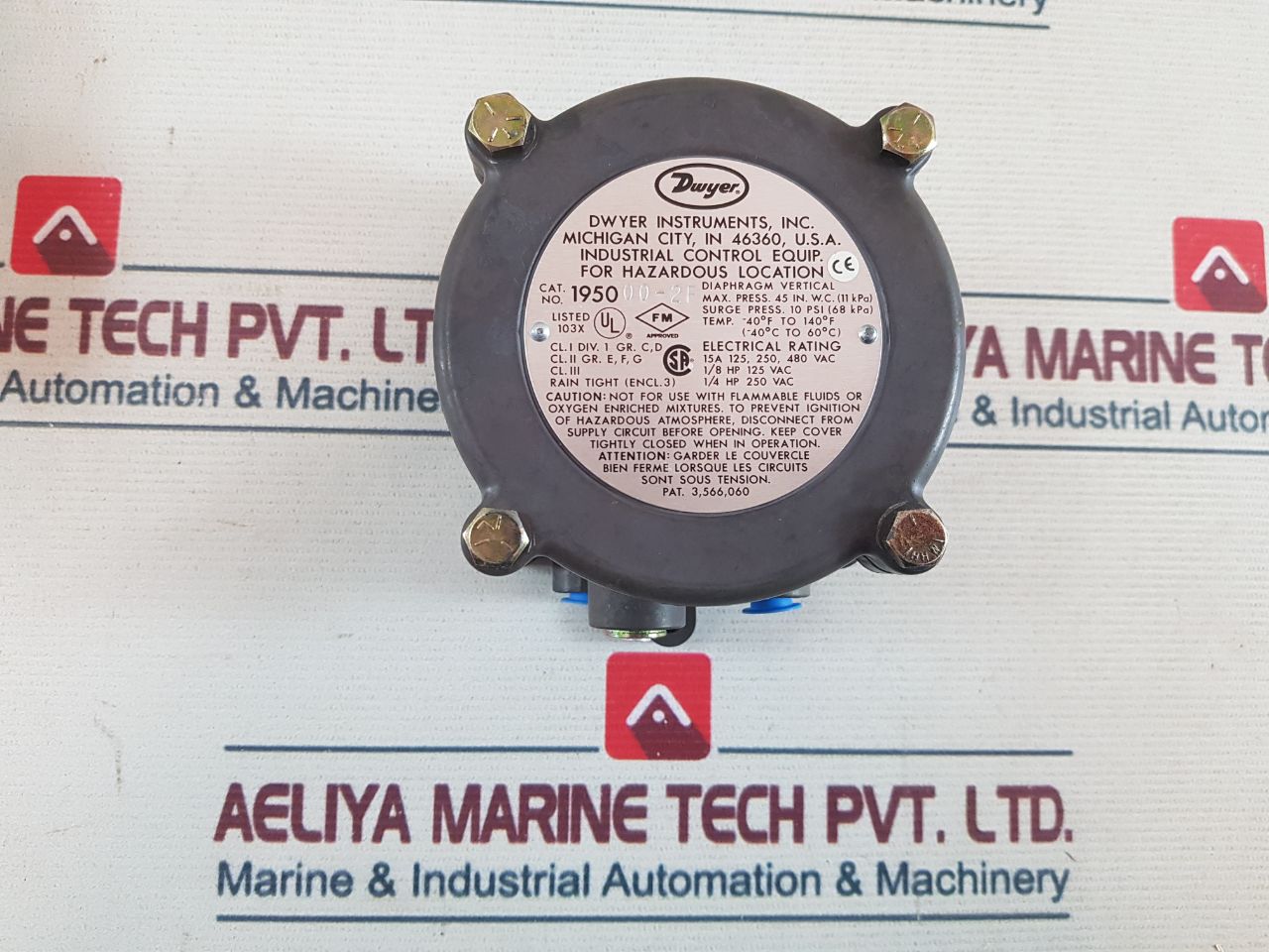 Dwyer 1950-00 Explosion-proof Pressure Switches 1950-00-2F