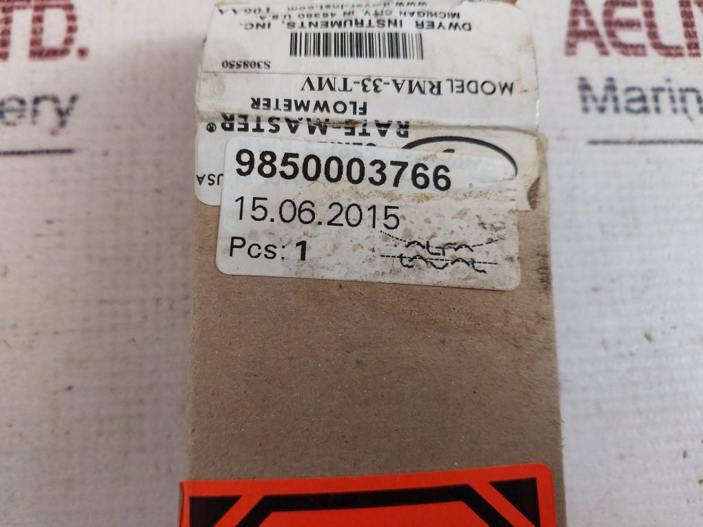 Dwyer Rma-33-tmv Rate-master Flowmeter 100 Psi