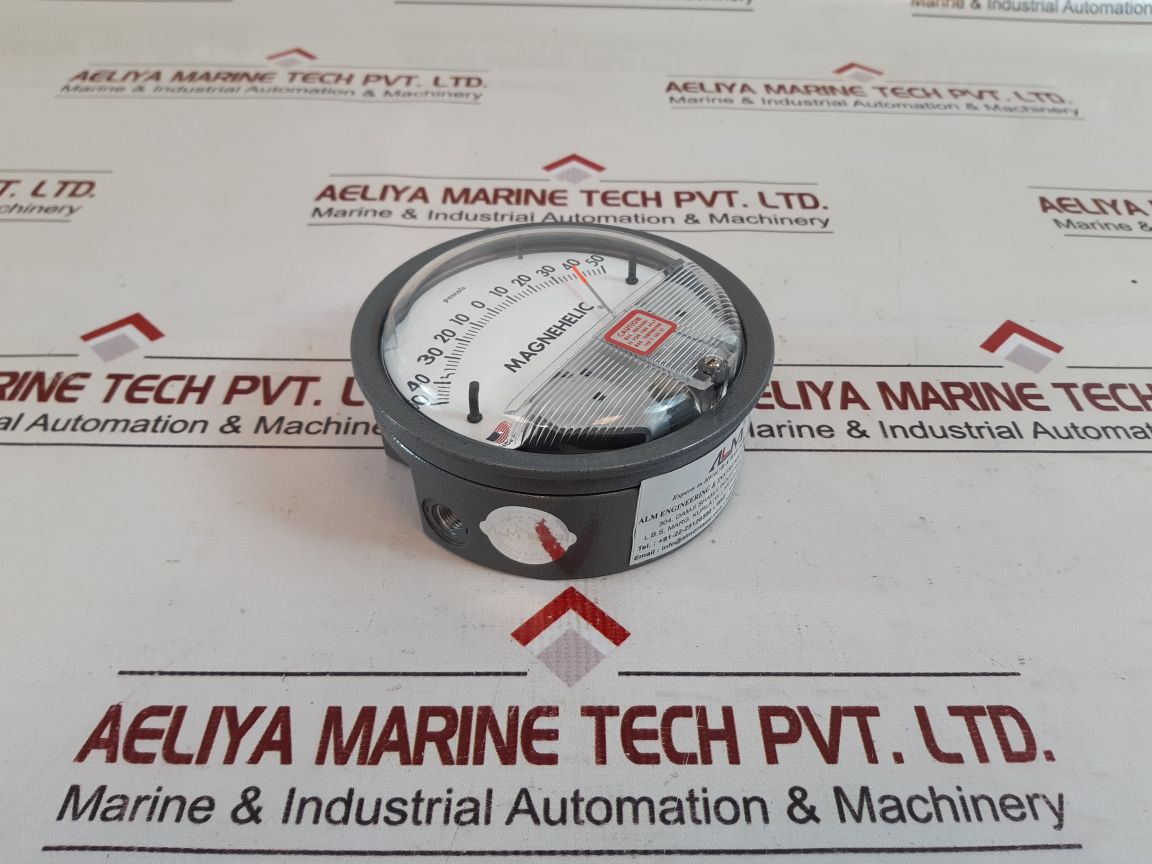 Dwyer w38af mh differential pressure gauge