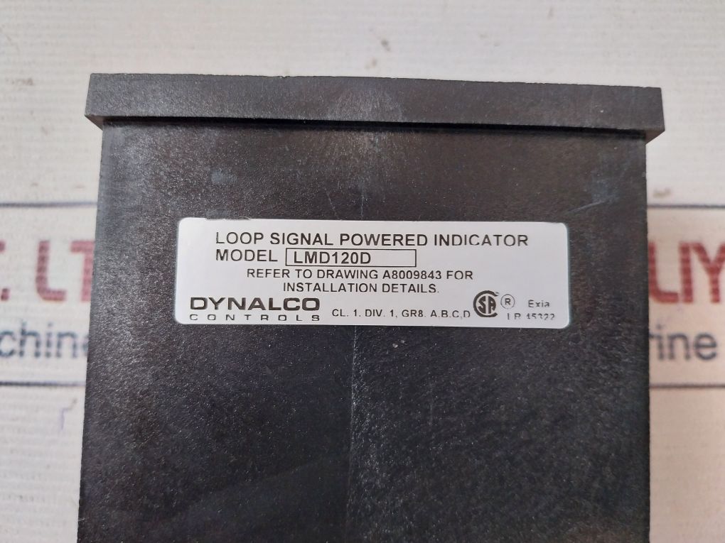 Dynalco Lmd-120D Loop Signal Powered Digital Indicator