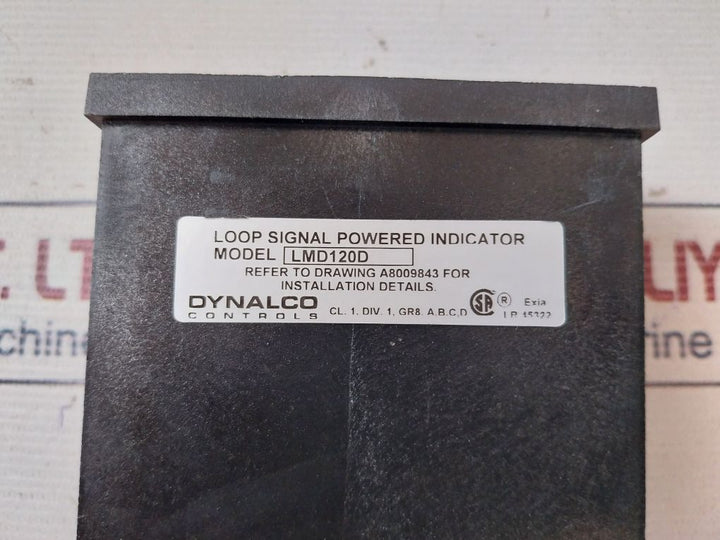 Dynalco Lmd-120D Loop Signal Powered Digital Indicator