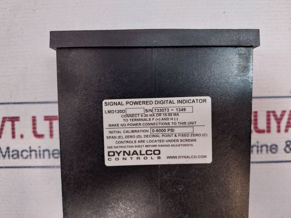 Dynalco Lmd-120D Loop Signal Powered Indicator Div. 1