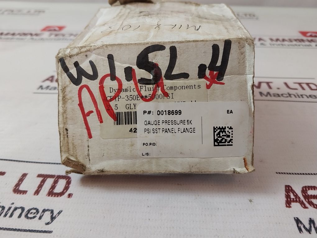 Dynamic Cf1P-350E**5000 Psi Pressure Gauge