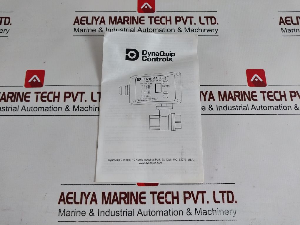 Dynaquip Controls 6W175 Drainmaster Timed Drain Valve