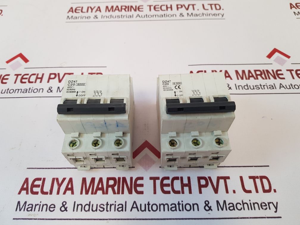 Dz47 C20 Circuit Breaker 400V~ 5060Hz