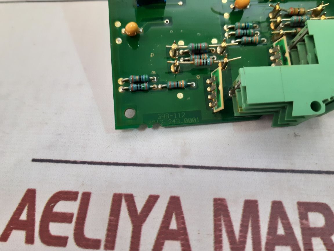 Gab-112 pcb card 7212-243.0001 e-2261/2