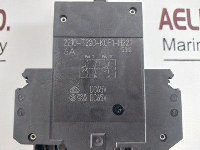 E-t-a 2210-t220-k0F1-h221 Circuit Breaker 6A