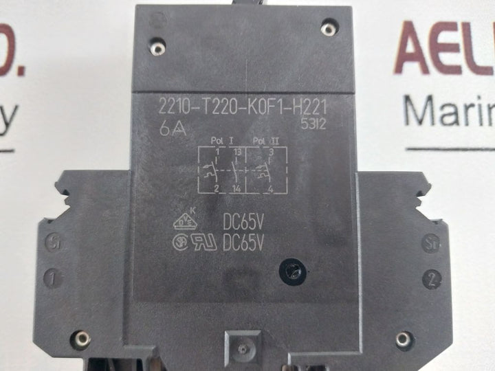 E-t-a 2210-t220-k0F1-h221 Circuit Breaker 6A