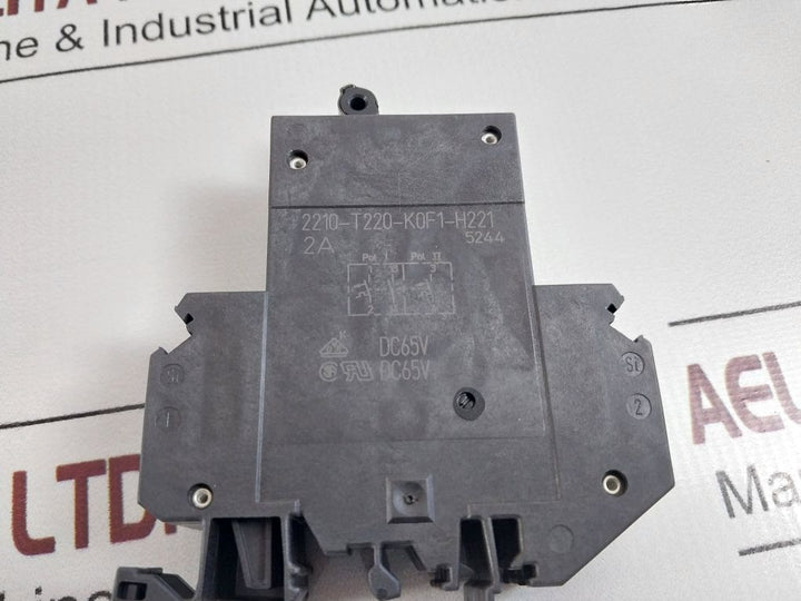 E-t-a 2210-t220-k0F1-h221 2A Circuit Breaker