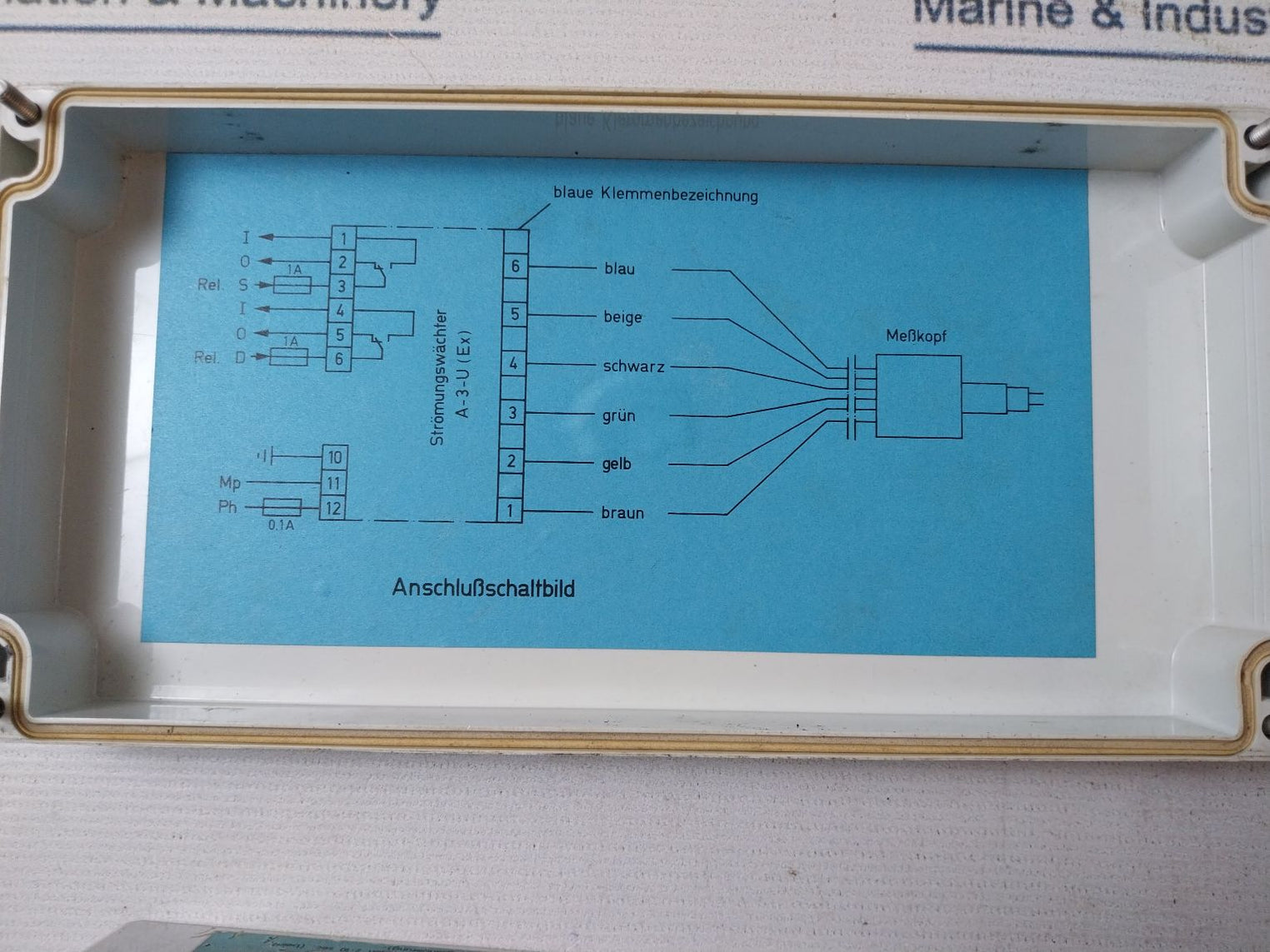 E-t-a Electronic A-3-u (Ex) Supply And Signal Circuit