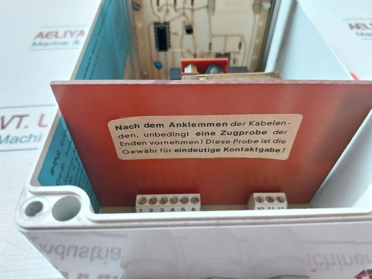 E-t-a Electronic A-3-u (Ex) Supply And Signal Circuit