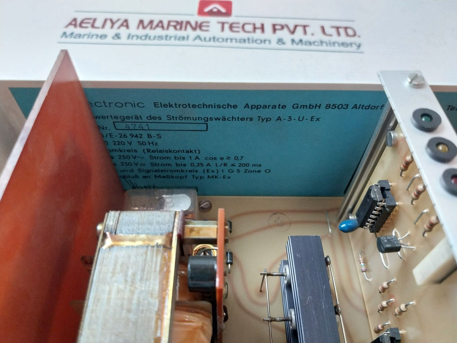 E-t-a Electronic A-3-u (Ex) Supply And Signal Circuit