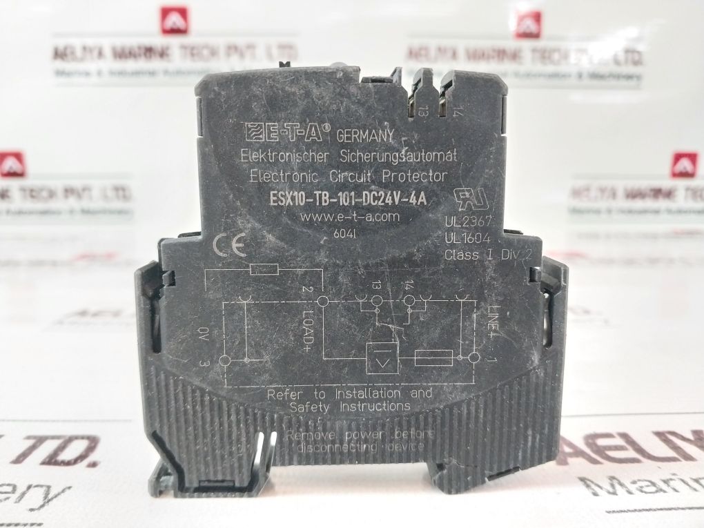 E-t-a Esx10-tb-101-dc24V-4A Overload Switch