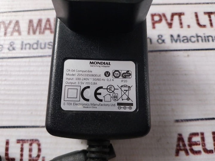 E-tek Electronics Zd5C035080Eue Switching Adapter