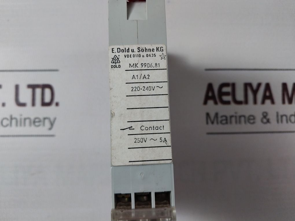 E. Dold Mk 9906.81 Relay Timing