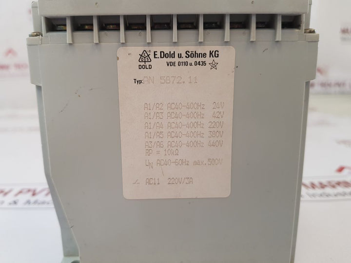 E.Dold An 5872.11 Insulation Monitor Free Shipping By Express
