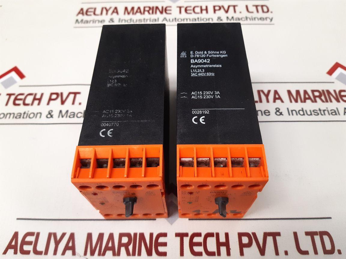 E.Dold& Sohne Ba9042 Asymmetry Relay 
