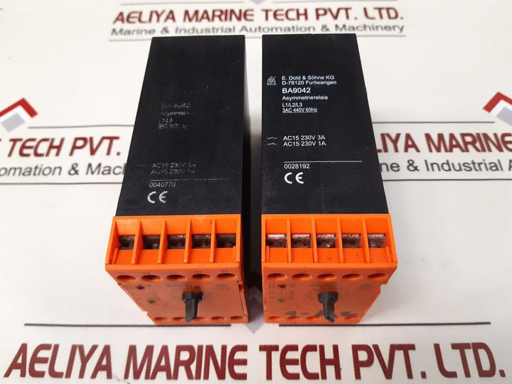 E.Dold& Sohne Ba9042 Asymmetry Relay 