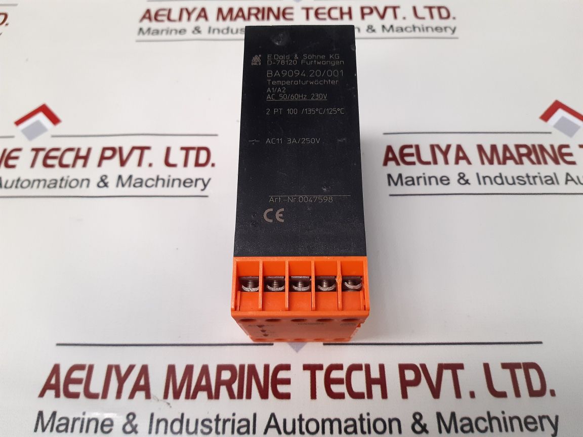 E.Dold Ba9094.20/001 Temperature Monitor Relay Ba9094