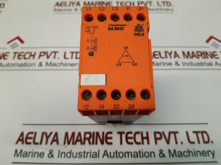 E.Dold Ba 9041 Phase Sequence Relay Used
