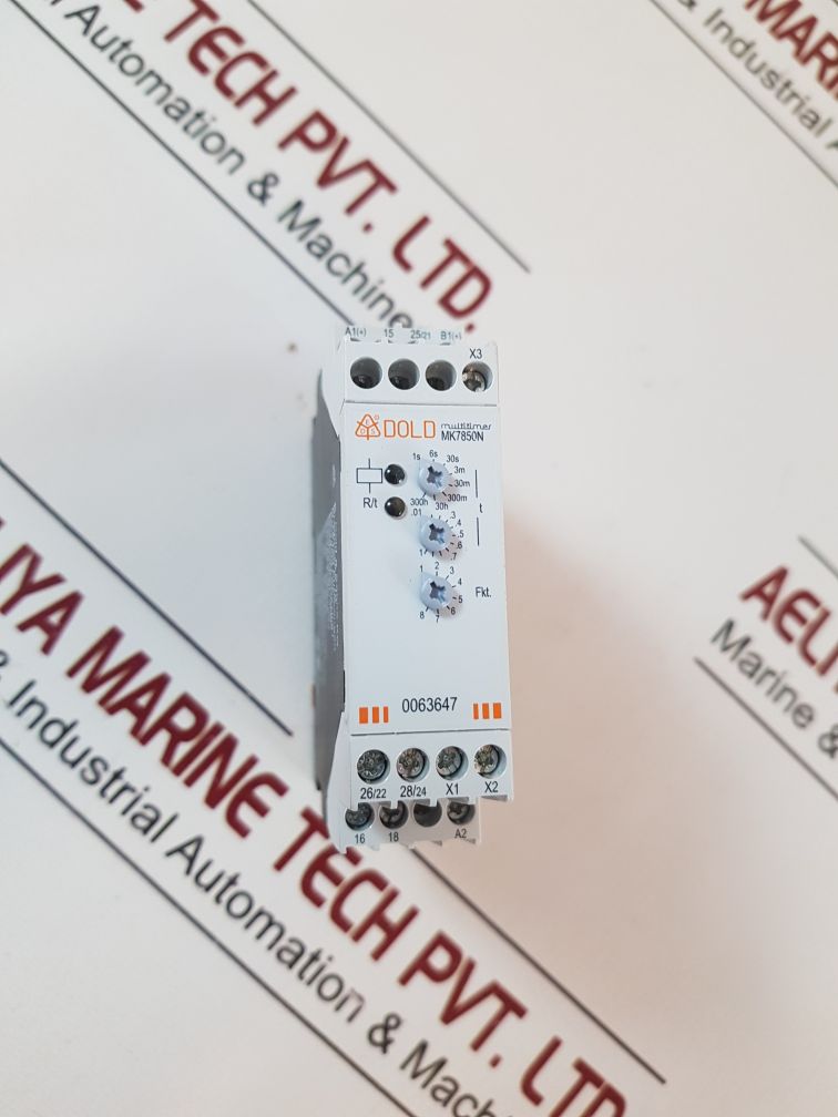 E.Dold & Sohne Mk7850N.82/210/61 Multi-function Relay