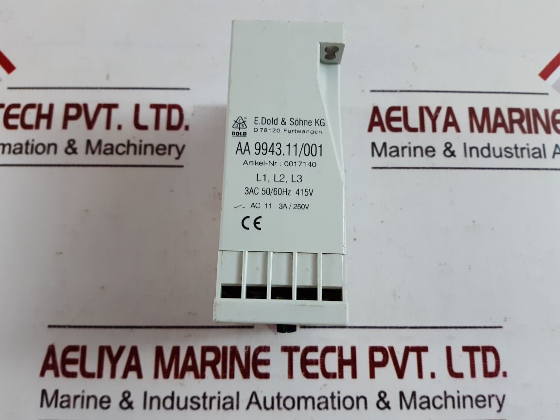 E.dold & sohne aa 9943.11/001 time delay relay