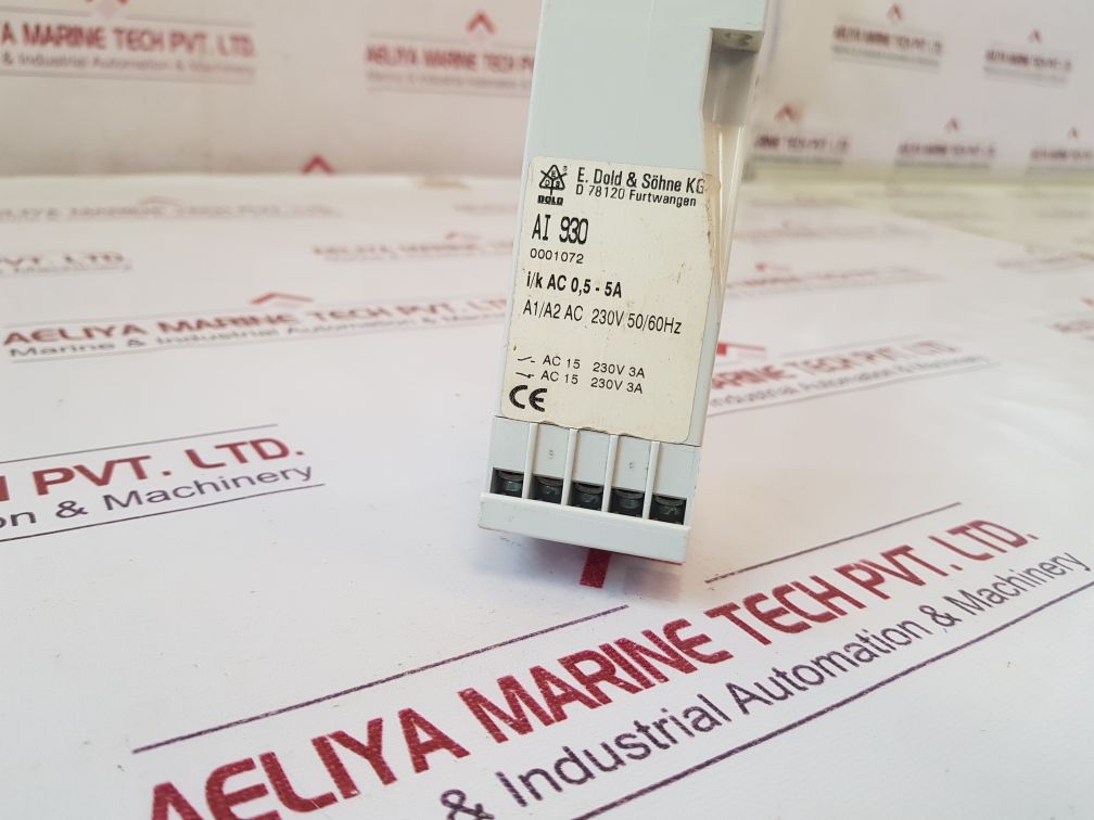 E.Dold & Sohne Ai 930 Varimeter Relay Ac 15 230V 3A