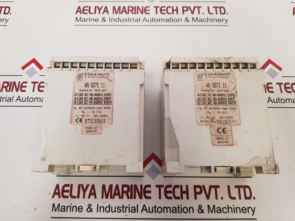 E.Dold & Sohne An 5871.11 Insulation Monitor 0031326 Ac 250V 3A