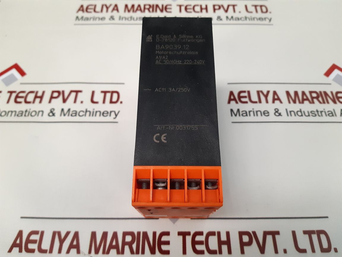 E.Dold & Sohne Ba9039.12 Motor Protection Relay 0031755