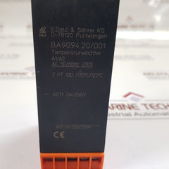 E.Dold & Sohne Ba9094.20/001 Temperature Monitoring Relay