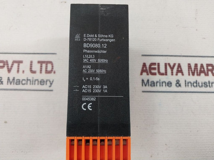 E.Dold & Sohne Bd9080.12 Phase Monitoring Relay Ac 230V