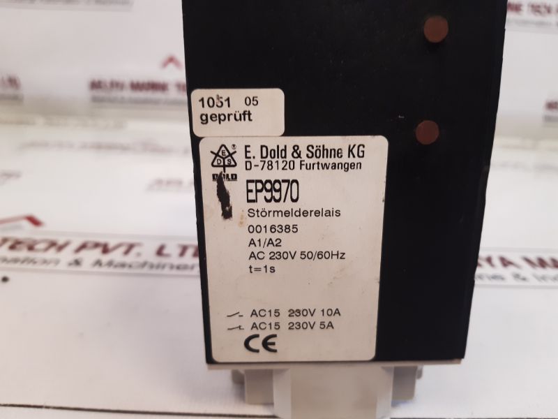 E.Dold & Sohne Ep 9970 Clamping Cover
