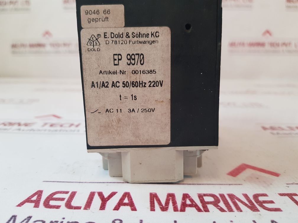 E.Dold & Sohne Ep 9970 Clamping Cover 220V